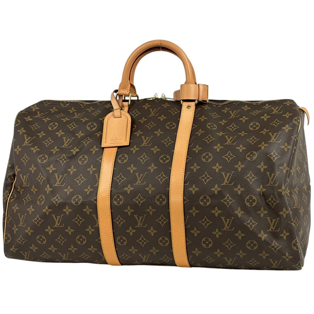 Louis Vuitton Keepall Boston Bag Monogram Brown